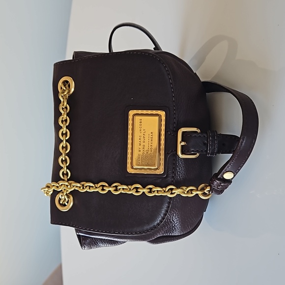 Marc By Marc Jacobs Handbags - MARC by Marc Jacobs | Dark Brown Chain Reaction Robin Crossbody